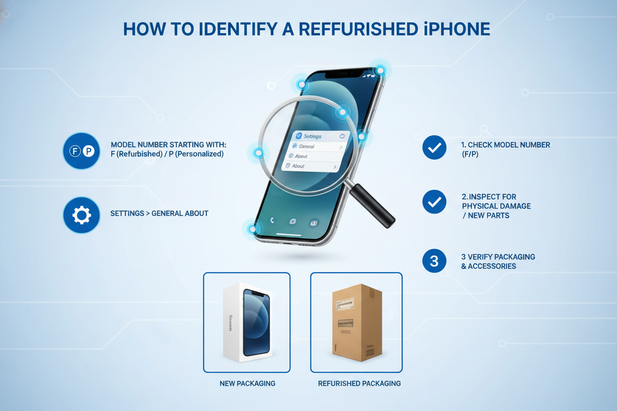 Comment reconnaître un iPhone reconditionné professionnellement en 2025