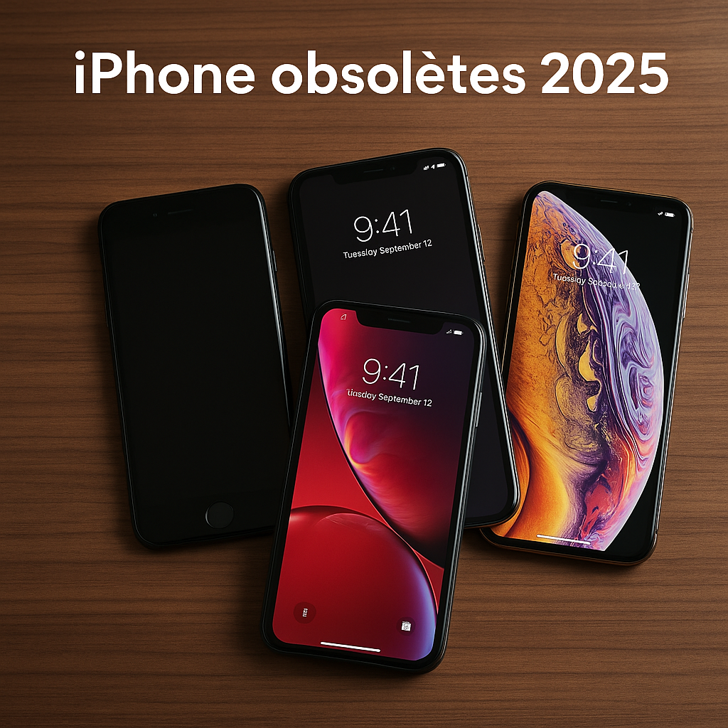 Liste iPhones obsolètes 2025