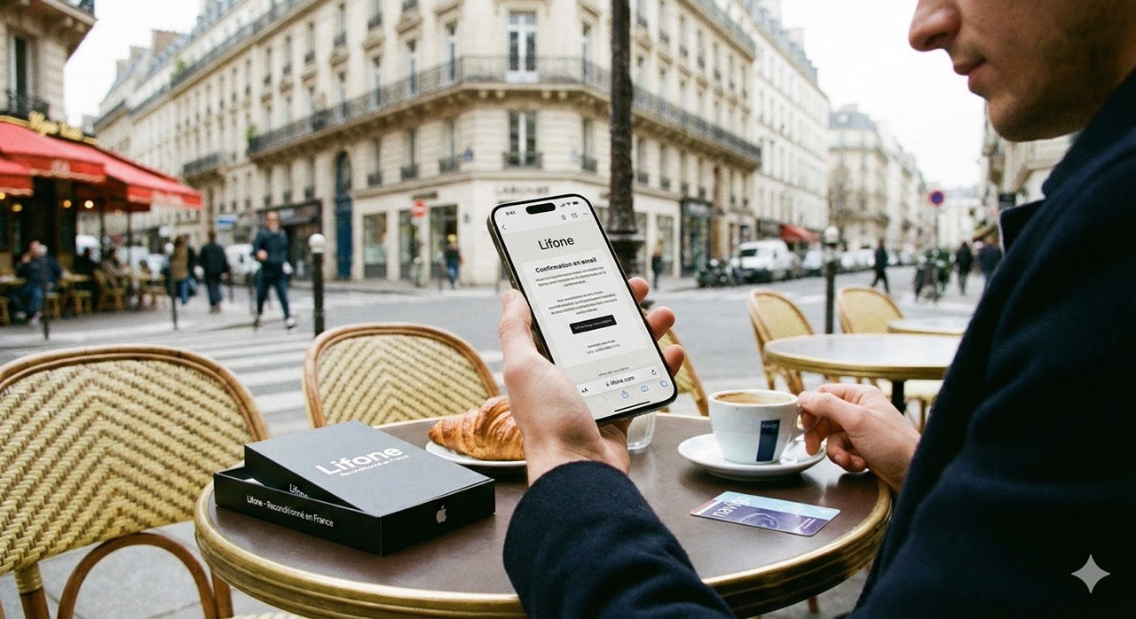 Livraison iPhone reconditionné Paris Lifone garantie 24 mois