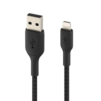 Belkin Câble USB-A vers Lightning MFI renforcé (noir) - 3 mProduct variant