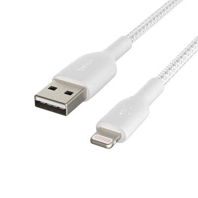Belkin Câble USB-A vers Lightning MFI renforcé (blanc) - 1 mProduct variant