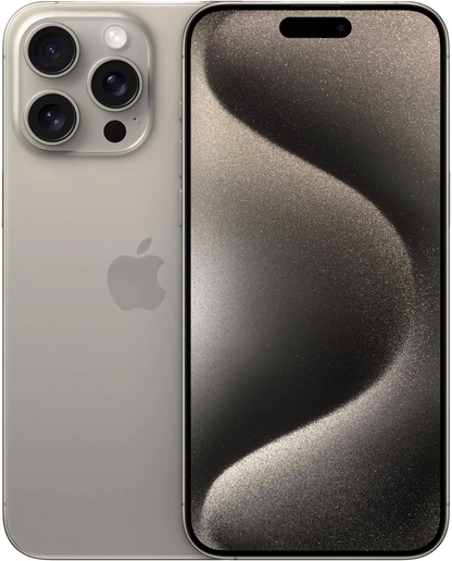 Gros plan sur les caméras de l'iPhone 15 Pro Max : Zoom optique x5 exclusif pour des photos longue distance nettes.