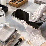 Nettoyage et contrôle d’un iPhone reconditionné