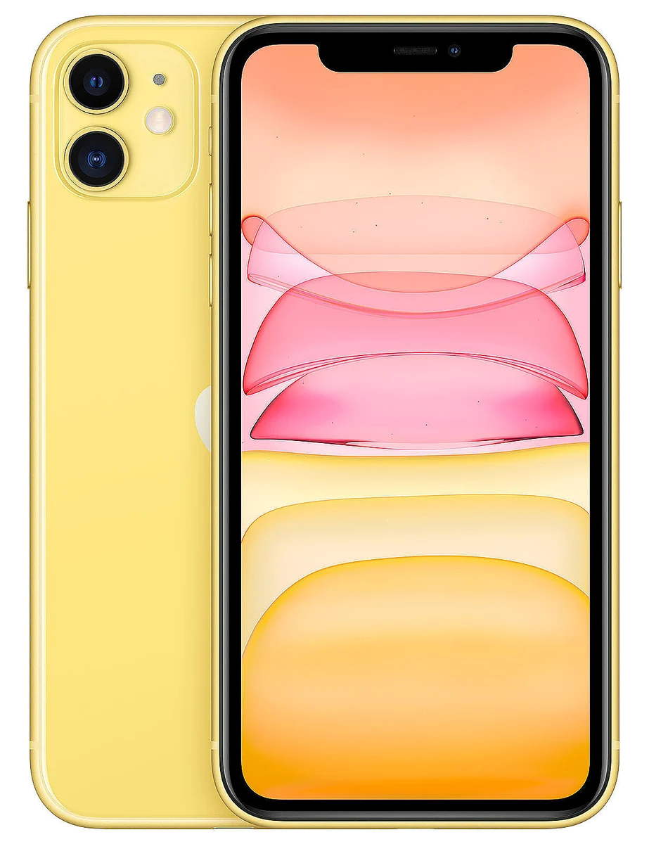 iPhone 11 128 Go Jaune reconditionné — Jaune, 100% pièces Apple, Lifone