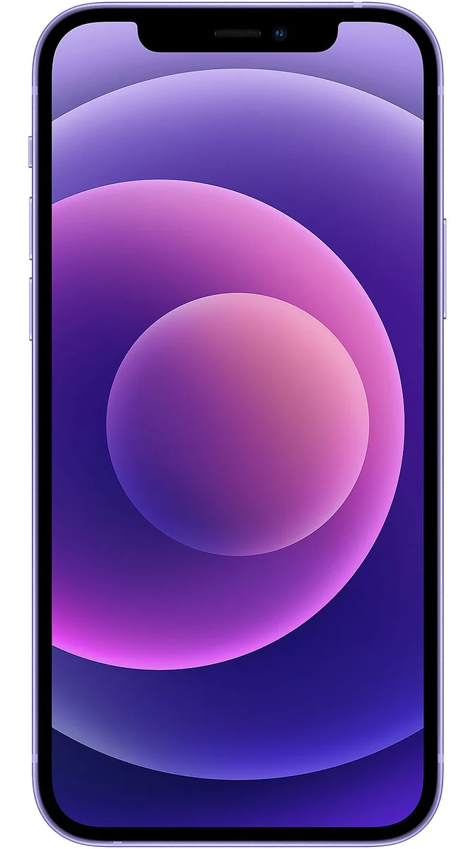 iPhone 12 Mini 128 Go Violet reconditionné — Violet, 100% pièces Apple, Lifone