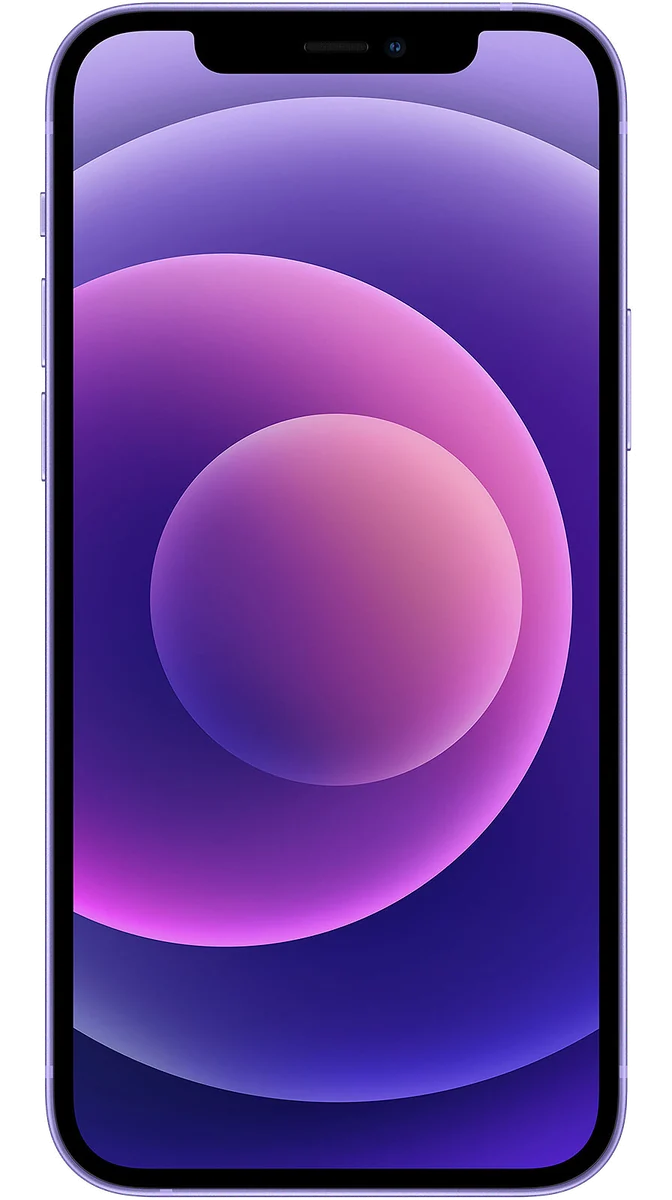 iPhone 12 128 Go Violet reconditionné — Violet, 100% pièces Apple, Lifone
