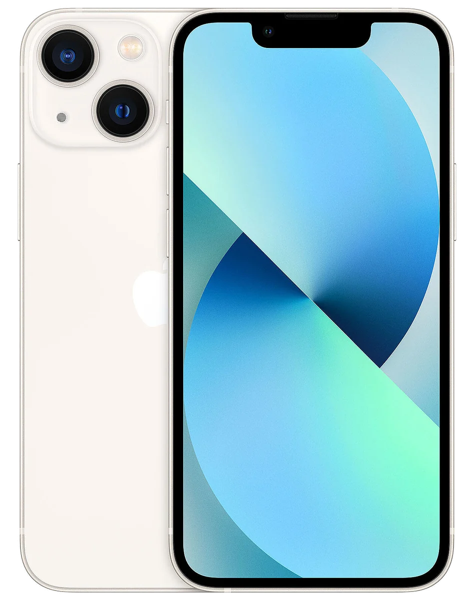 iPhone 13 Mini 128 Go Lumière stellaire reconditionné — Lumière stellaire, 100% pièces Apple, Lifone