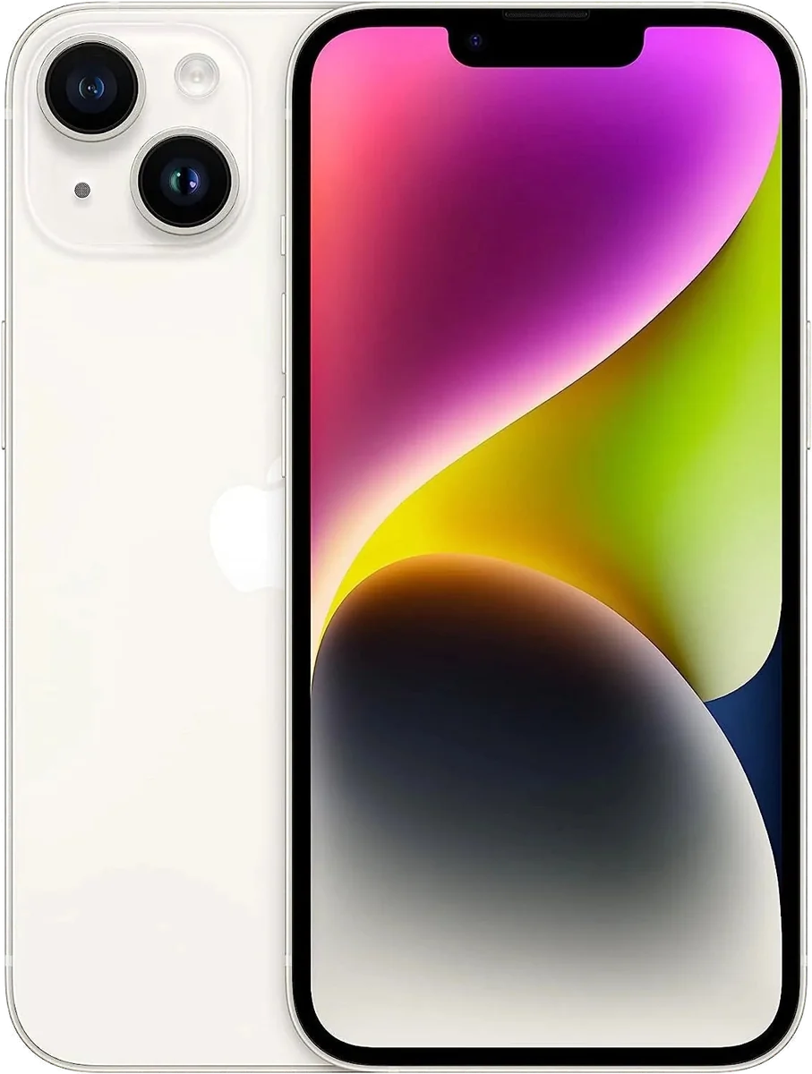 iPhone 14 256 Go Lumière stellaire reconditionné — Lumière stellaire, 100% pièces Apple, Lifone