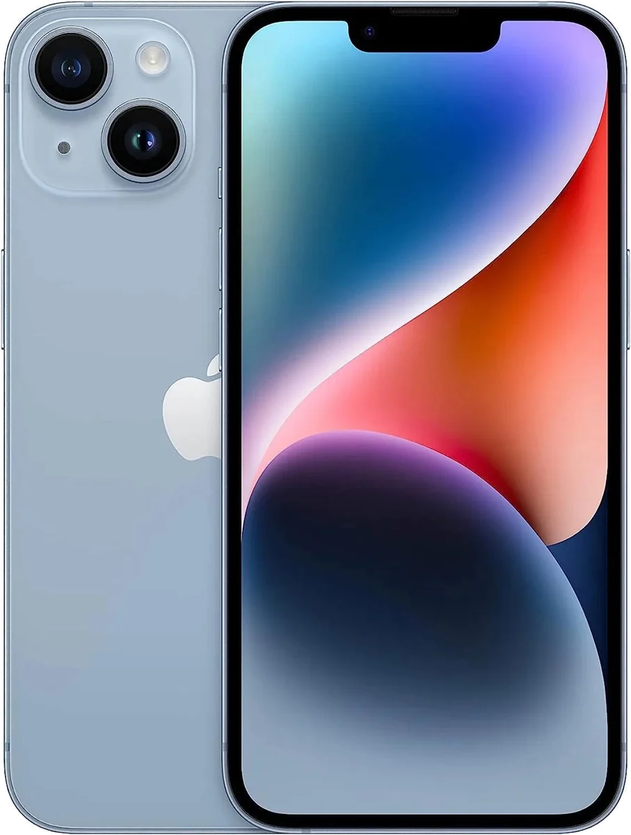 iPhone 14 256 Go Bleu reconditionné — Bleu, 100% pièces Apple, Lifone