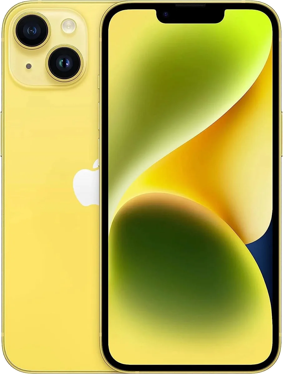 iPhone 14 256 Go Jaune reconditionné — Jaune, 100% pièces Apple, Lifone