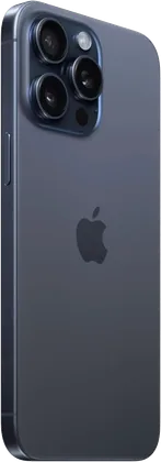 iPhone 15 Pro Max 256 Go Titane bleu reconditionné — vue 3