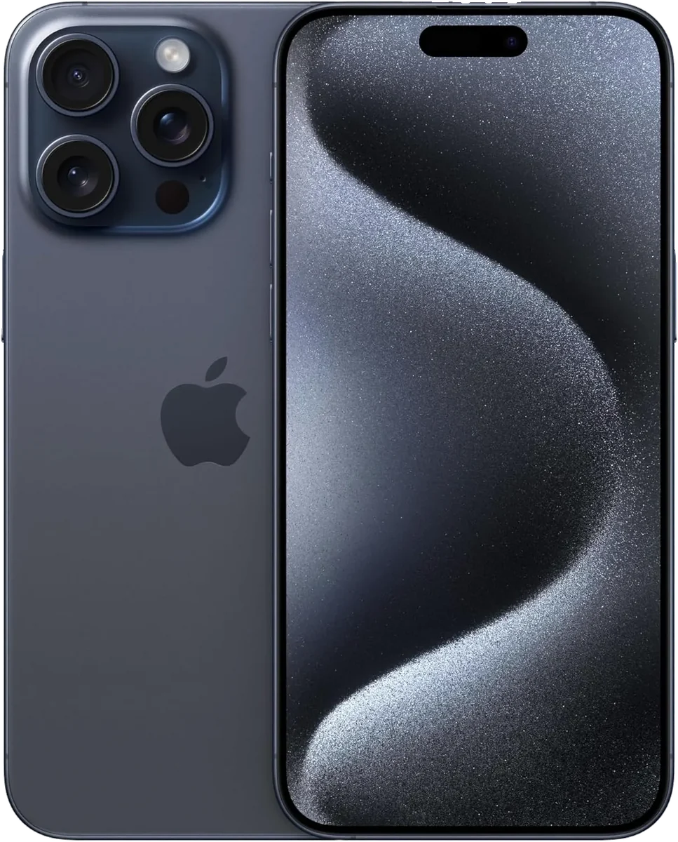 iPhone 15 Pro 128 Go Titane bleu reconditionné — Titane bleu, 100% pièces Apple, Lifone
