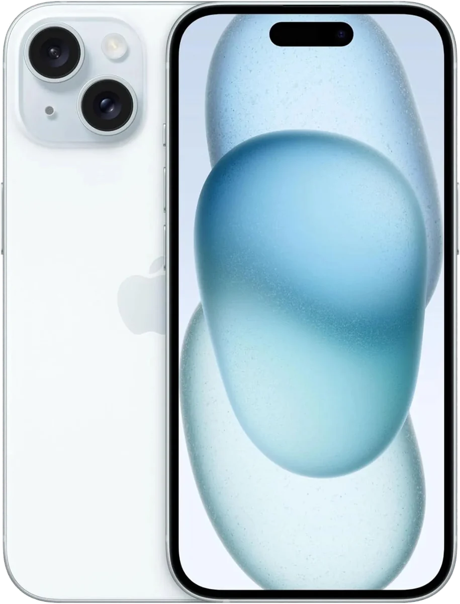 iPhone 15 256 Go Bleu reconditionné — Bleu, 100% pièces Apple, Lifone