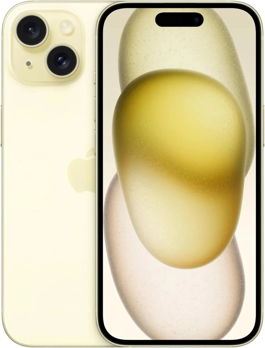 iPhone 15 256 Go Jaune reconditionné — Jaune, 100% pièces Apple, Lifone