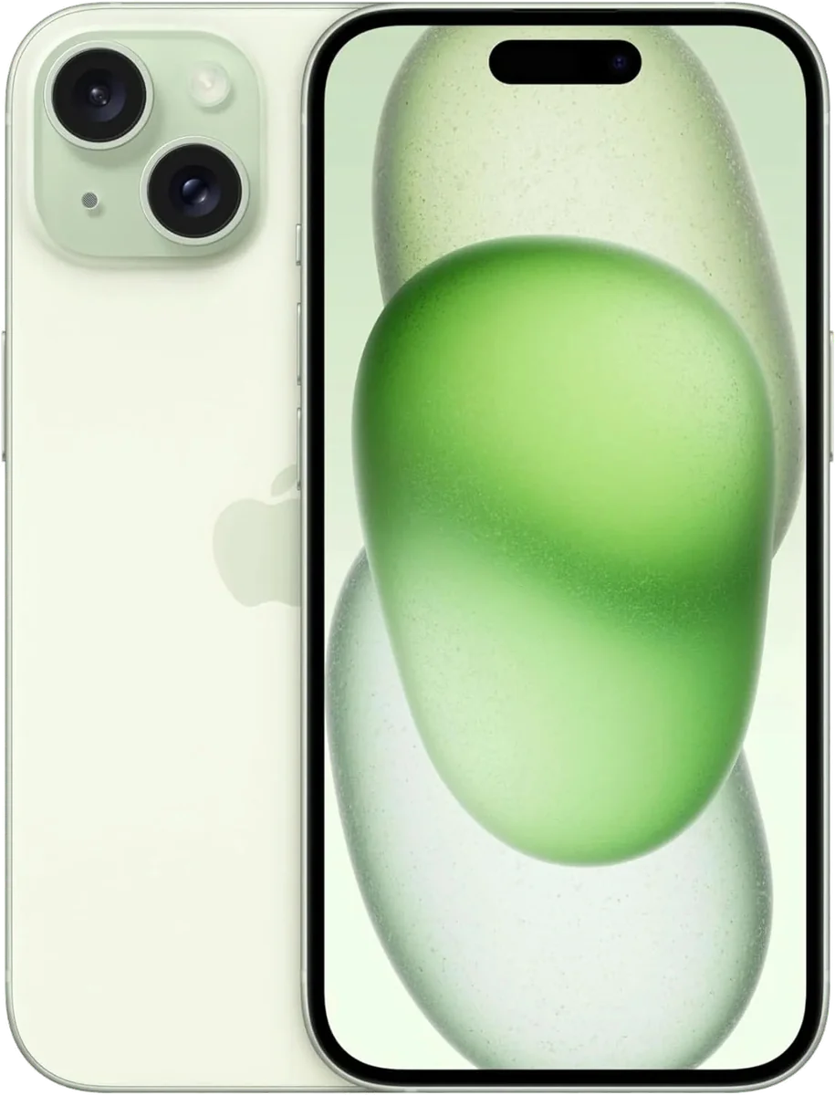 iPhone 15 256 Go Vert reconditionné — Vert, 100% pièces Apple, Lifone