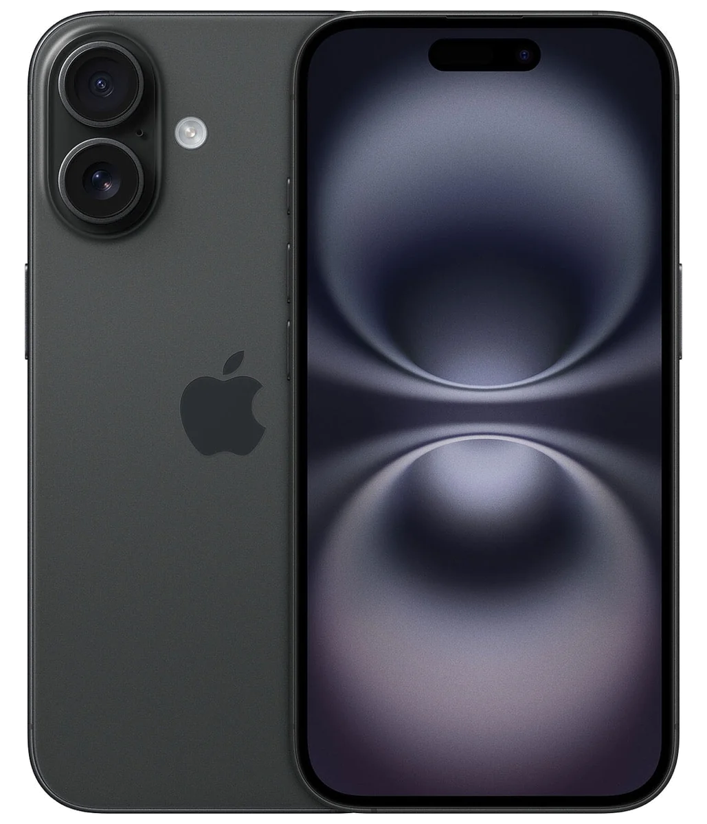 iPhone 16 128 Go Noir reconditionné — Noir, 100% pièces Apple, Lifone